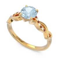 Solitaire Milgrain Atati Ring