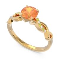Solitaire Milgrain Atati Ring