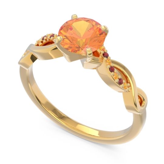 Solitaire Milgrain Atati Ring