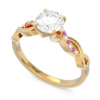 Solitaire Milgrain Atati Ring