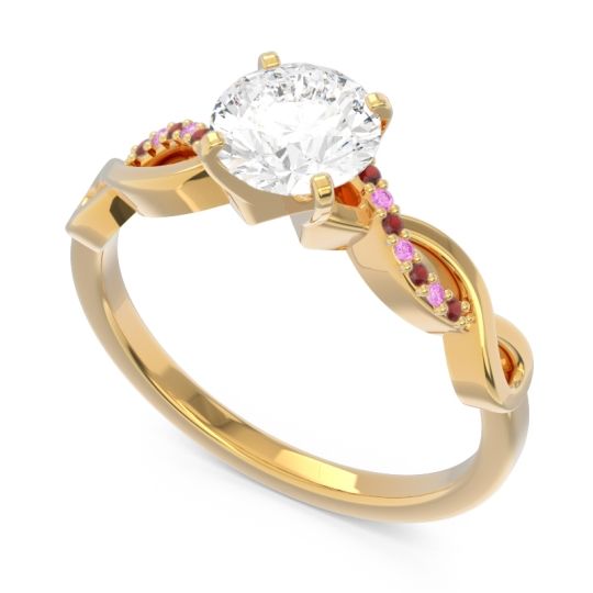 Solitaire Milgrain Atati Ring