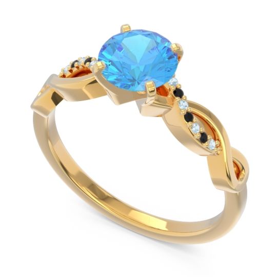 Solitaire Milgrain Atati Ring