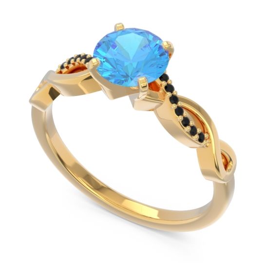 Solitaire Milgrain Atati Ring