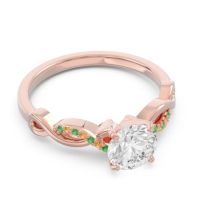 Solitaire Milgrain Atati Ring