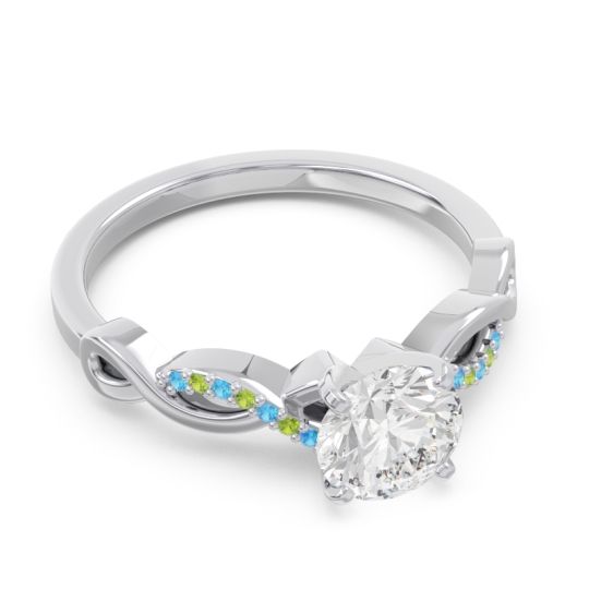 Solitaire Milgrain Atati Ring
