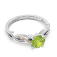 Solitaire Milgrain Atati Ring