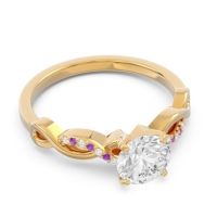 Solitaire Milgrain Atati Ring