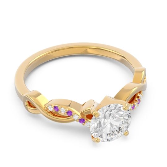 Solitaire Milgrain Atati Ring