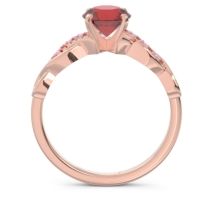 Solitaire Milgrain Atati Ring