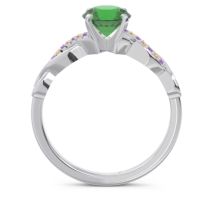 Solitaire Milgrain Atati Ring