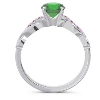 Solitaire Milgrain Atati Ring