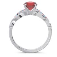Solitaire Milgrain Atati Ring