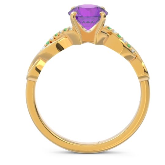 Solitaire Milgrain Atati Ring