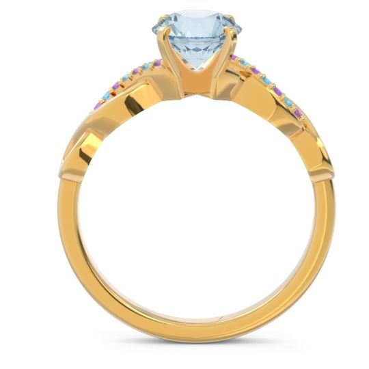 Solitaire Milgrain Atati Ring