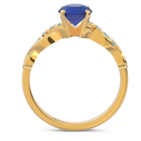 Solitaire Milgrain Atati Ring