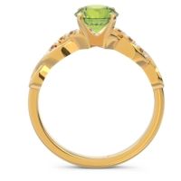 Solitaire Milgrain Atati Ring