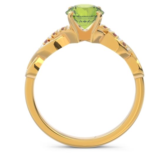 Solitaire Milgrain Atati Ring
