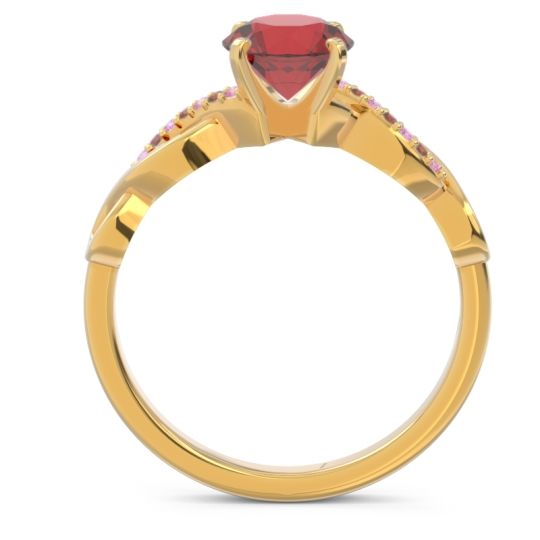 Solitaire Milgrain Atati Ring