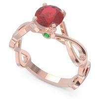 Solitaire Kaca Ring