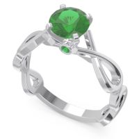 Solitaire Kaca Ring