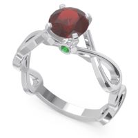 Solitaire Kaca Ring