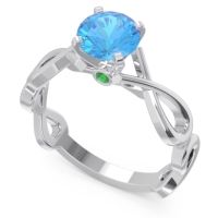 Solitaire Kaca Ring