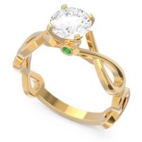 Solitaire Kaca Ring