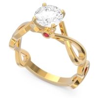 Solitaire Kaca Ring