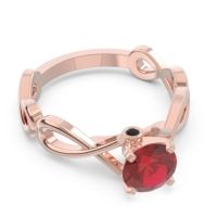 Solitaire Kaca Ring