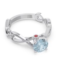 Solitaire Kaca Ring