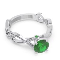 Solitaire Kaca Ring