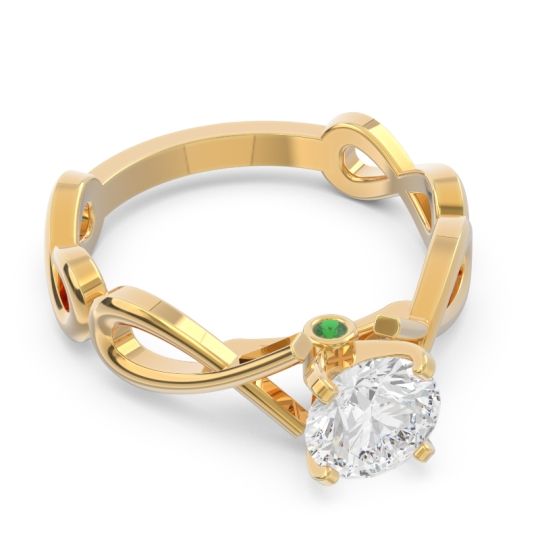 Solitaire Kaca Ring