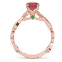 Solitaire Kaca Ring