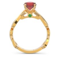 Solitaire Kaca Ring