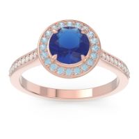 Halo Pave Vitvaksana Ring