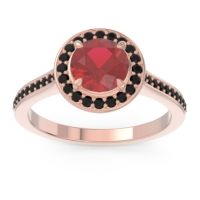 Halo Pave Vitvaksana Ring