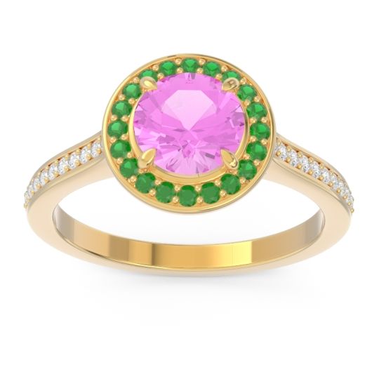 Halo Pave Vitvaksana Ring