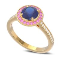 Halo Pave Vitvaksana Ring