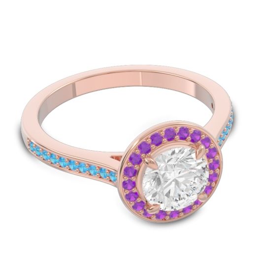 Halo Pave Vitvaksana Ring