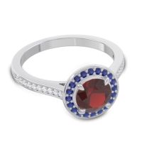 Halo Pave Vitvaksana Ring