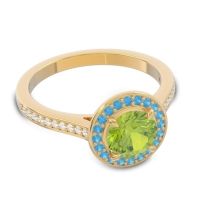 Halo Pave Vitvaksana Ring