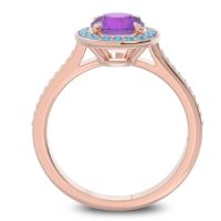 Halo Pave Vitvaksana Ring