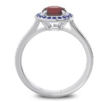 Halo Pave Vitvaksana Ring
