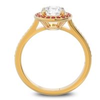 Halo Pave Vitvaksana Ring