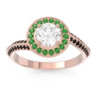 Halo Bypass Pave Azraya Ring
