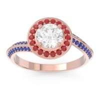 Halo Bypass Pave Azraya Ring
