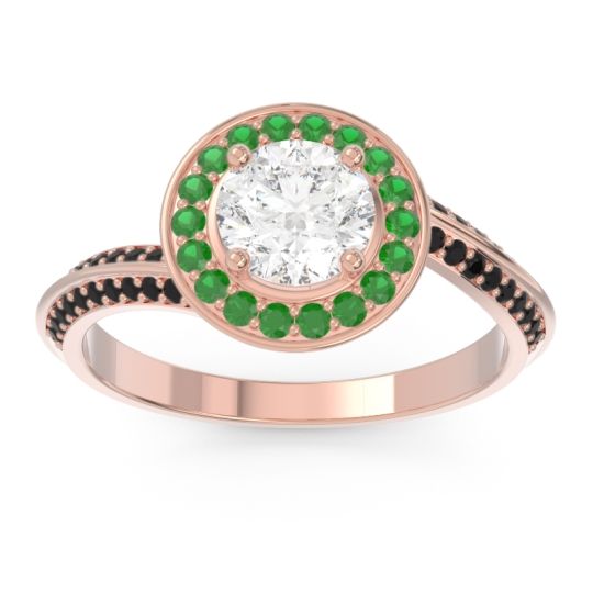 Halo Bypass Pave Azraya Ring