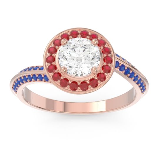 Halo Bypass Pave Azraya Ring