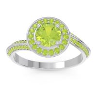 Halo Bypass Pave Azraya Ring