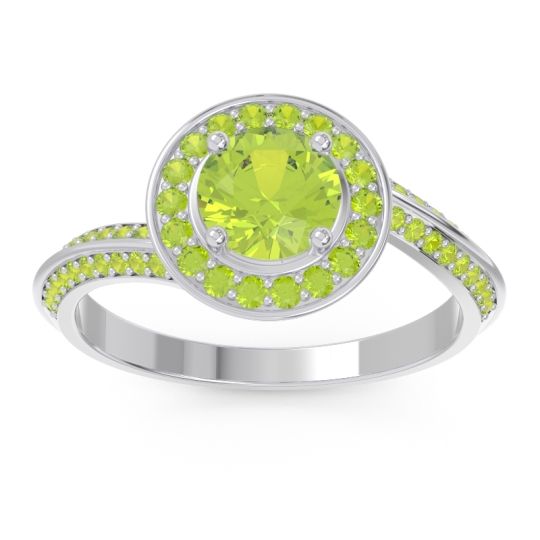 Halo Bypass Pave Azraya Ring